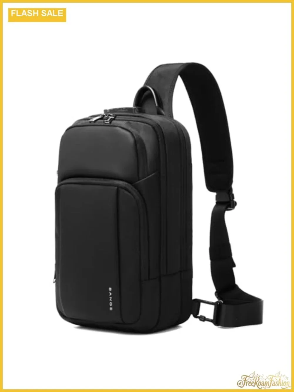 BANGE Anti Theft Sling Bag Large Capacity Crossbody Daypack Water Resistant